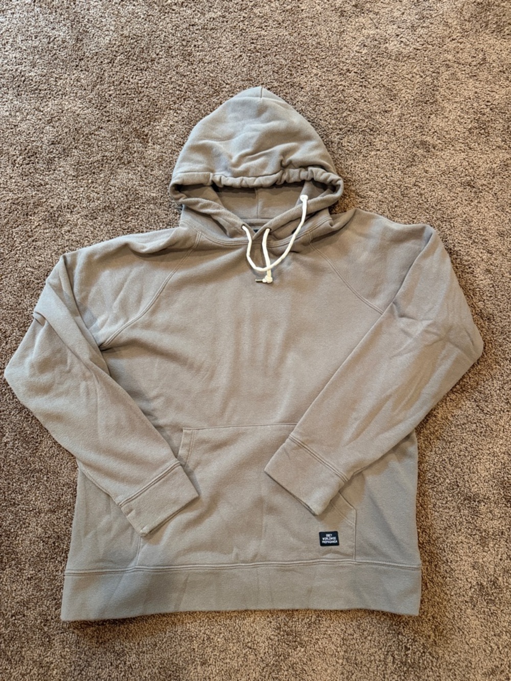 Obey Men's Hooded Sweatshirt - Taupe
